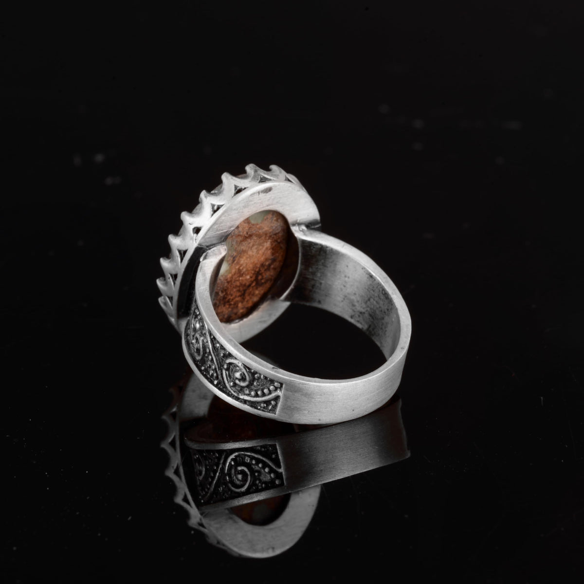 Arizona Turquoise Stone Ring (Model-6) — 7