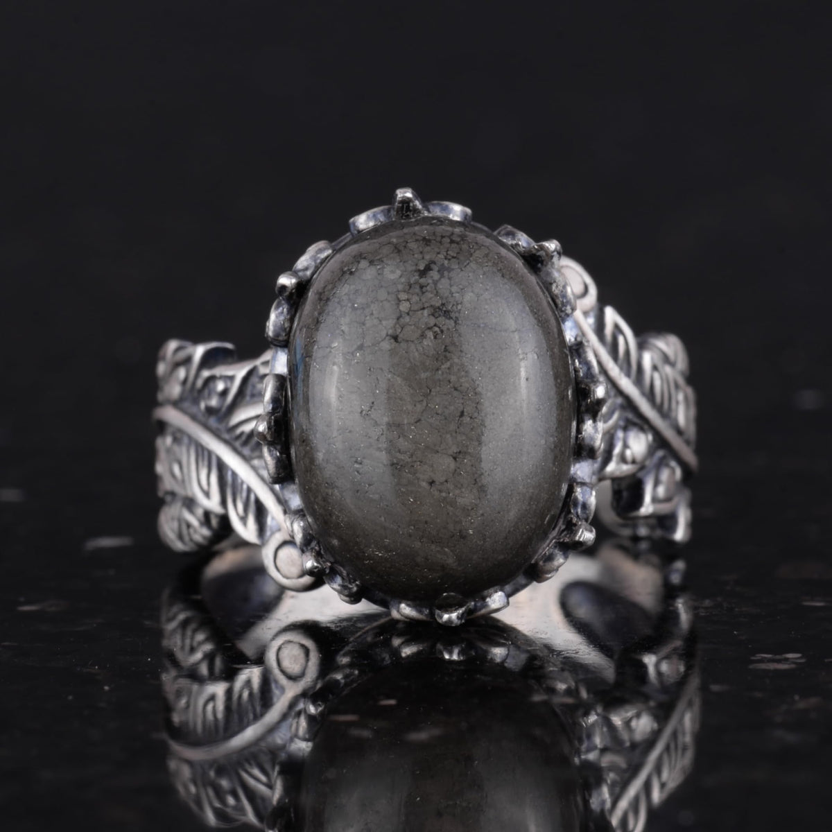 Vintage Bohemian Design Silver Women's Ring — 4