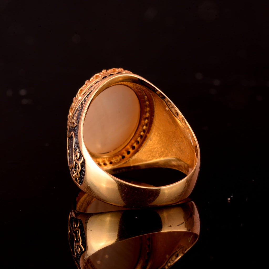 925 Sterling Silver Ring – Symbol Ring – Men's Ring (Line Art) — 7