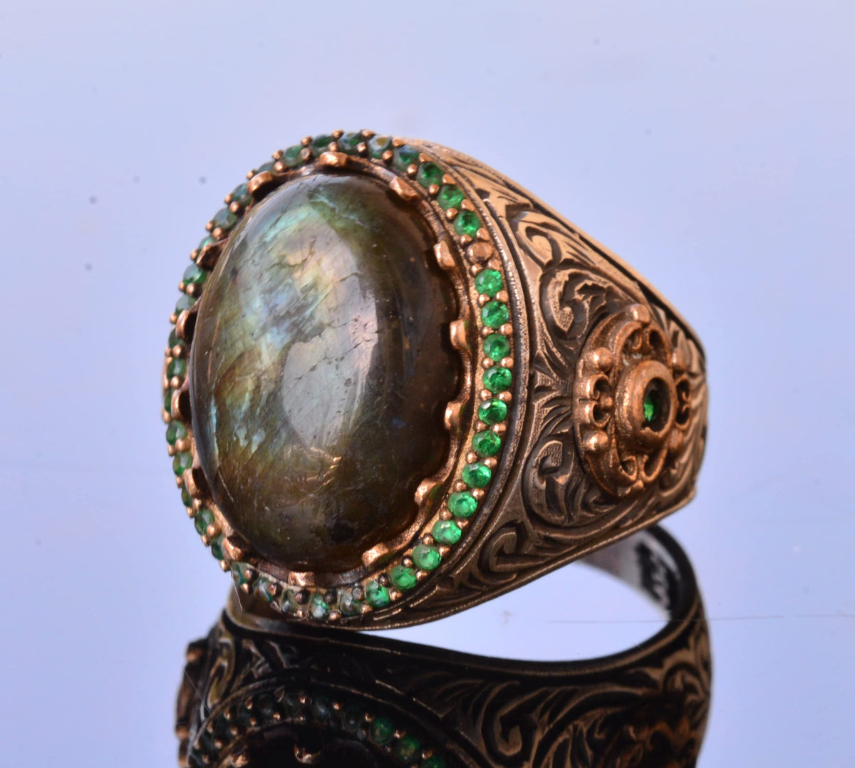 Labradorite Stone Ring — 3
