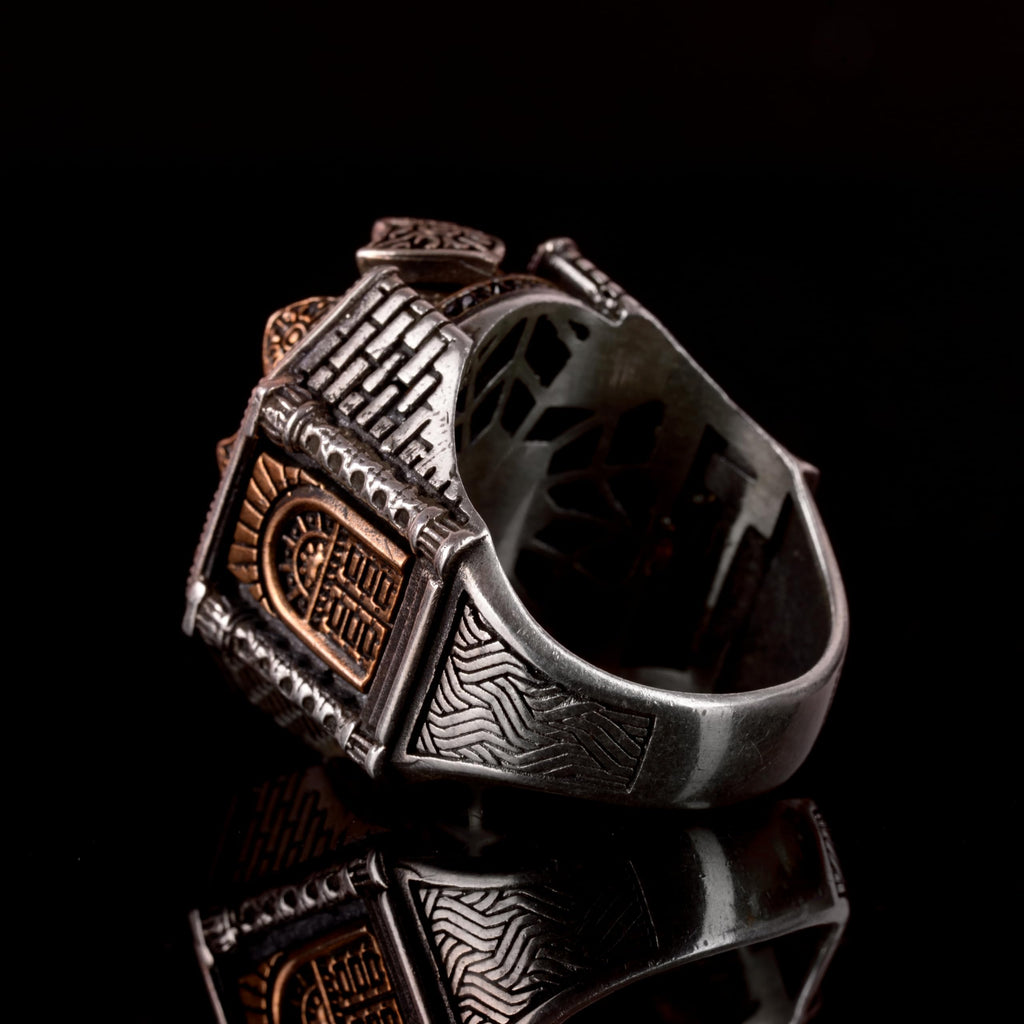 925 Sterling Silver Men's Fleur-de-Lis Ring — 4