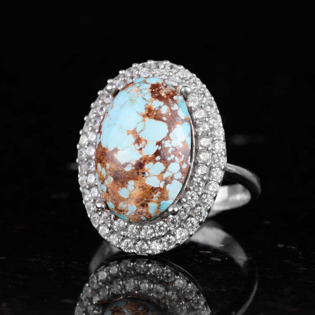 Arizona Turquoise Stone Women's Ring — 4
