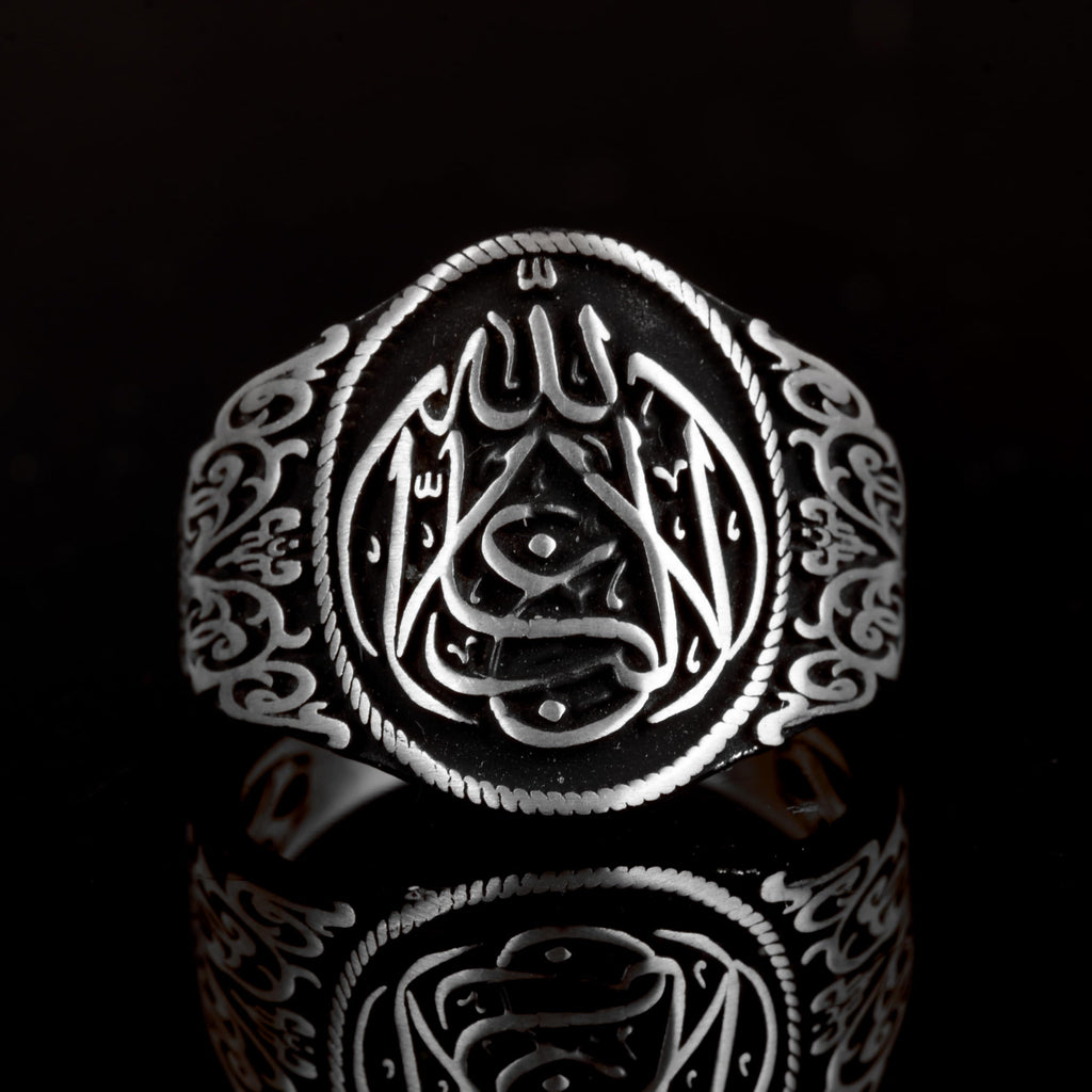 925 Sterling Silver Men's Ring, Islamic Ring — 2