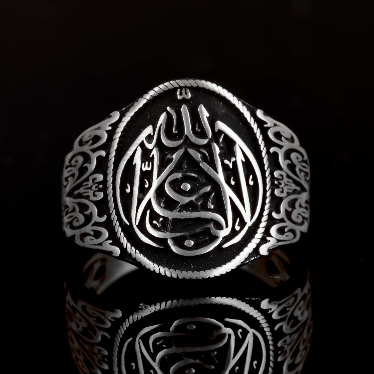 925 Sterling Silver Men's Ring, Islamic Ring — 2