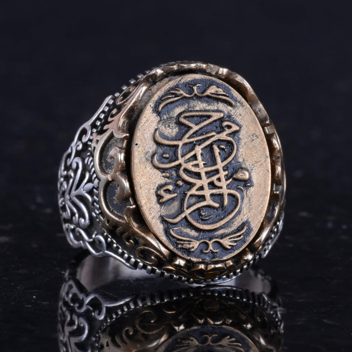 Handmade Silver Ring - Symbol of Love and Connection — 6