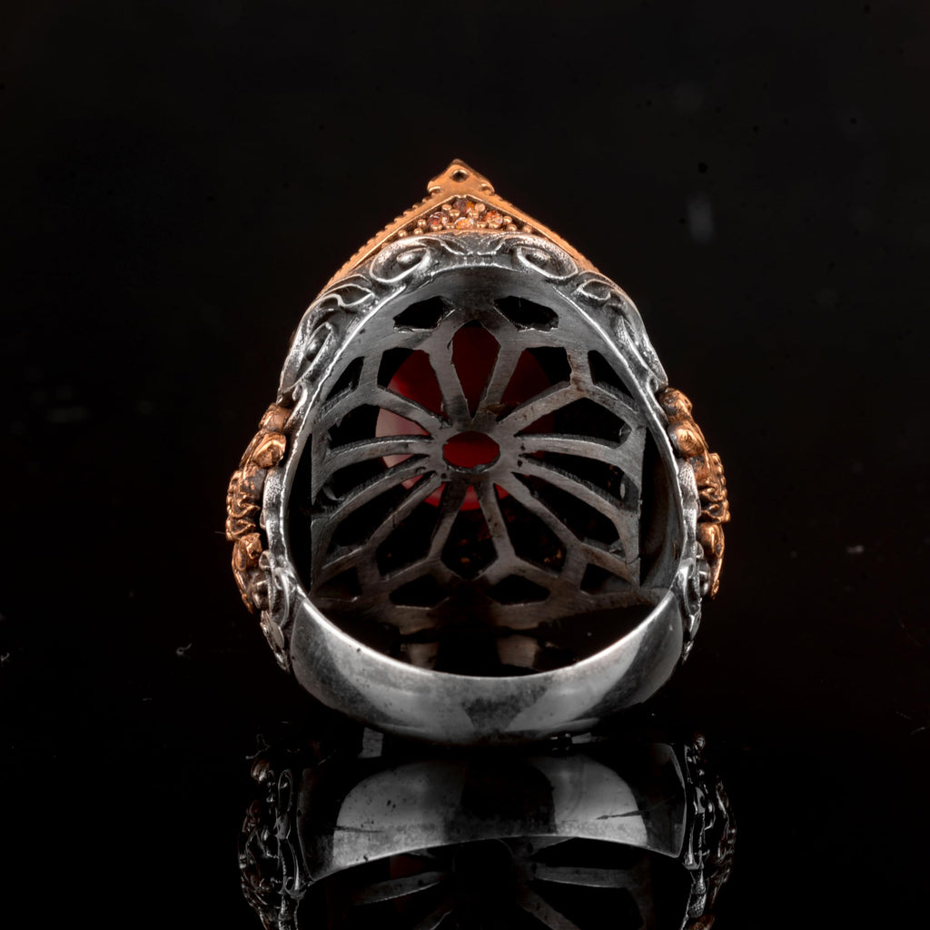 Natural Drusy Crystal Quartz Ring, 925 Sterling Silver — 7