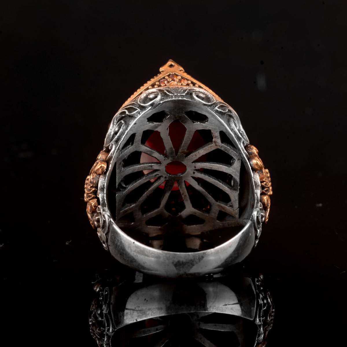 Natural Drusy Crystal Quartz Ring, 925 Sterling Silver — 7