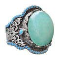 Handmade 925 Sterling Silver Men's Ring Natural Stone