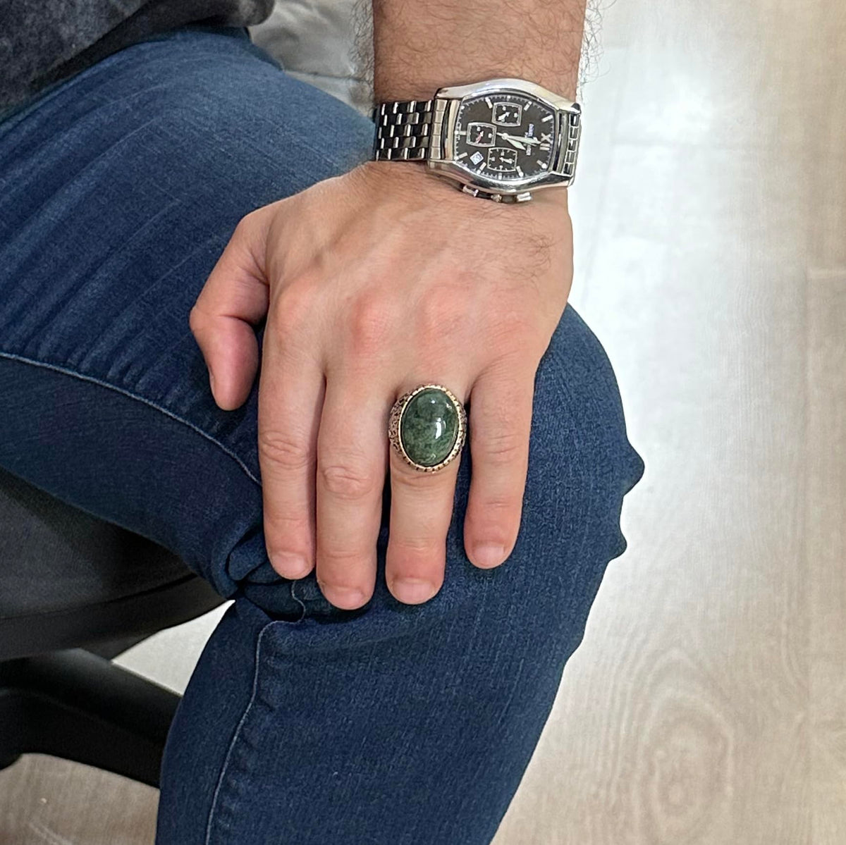 Natural Jade Ring — 2