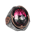 925 Sterling Silver Ring - Colorless Synthetic Stone Ring