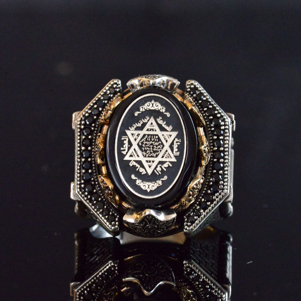 Star of David Silver Ring — 3