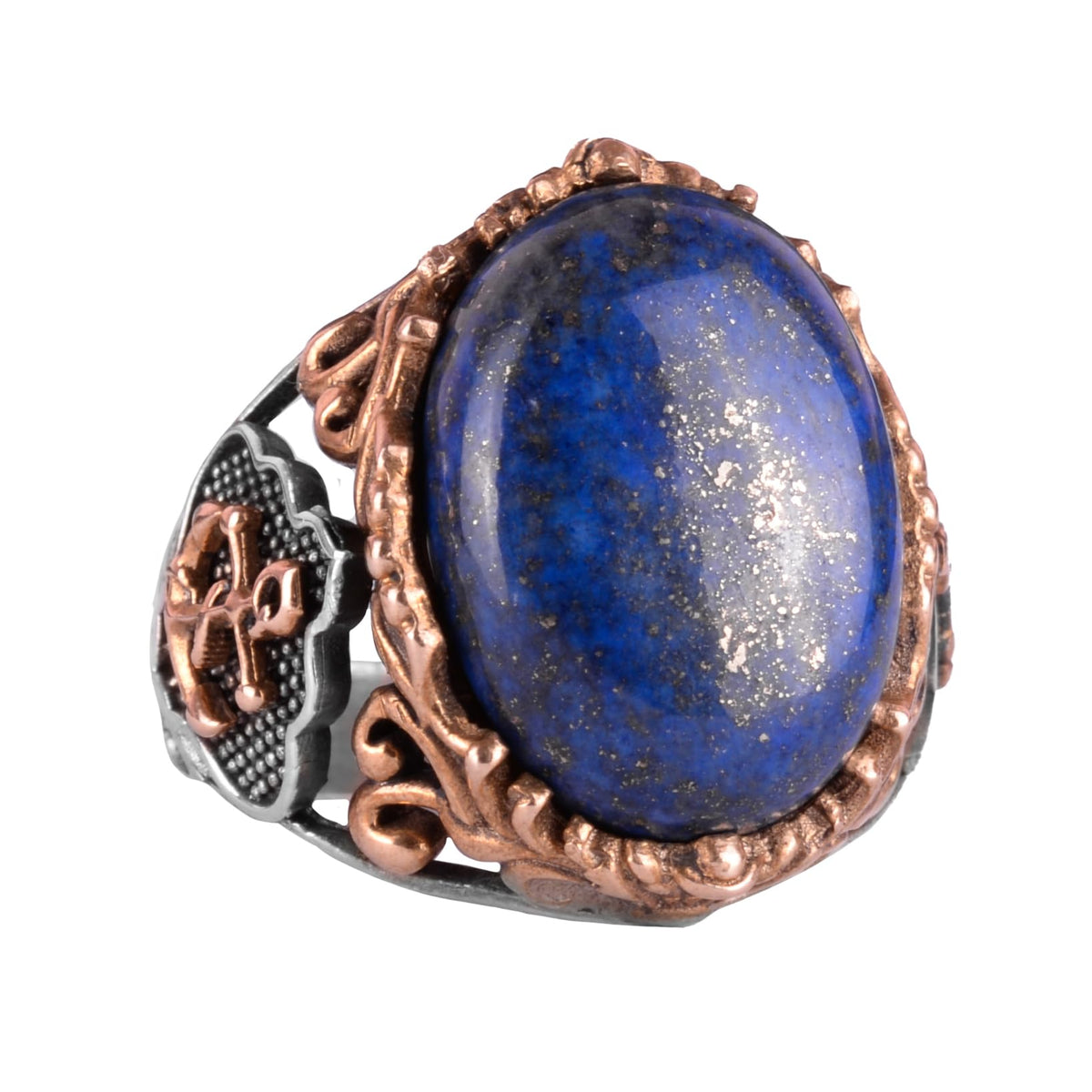 Handmade Lapis Lazuli Stone Ring - KAMBO