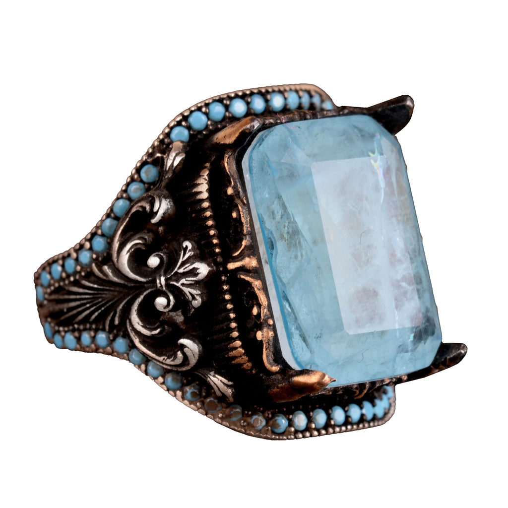 KAMBO Paraiba Stone Ring