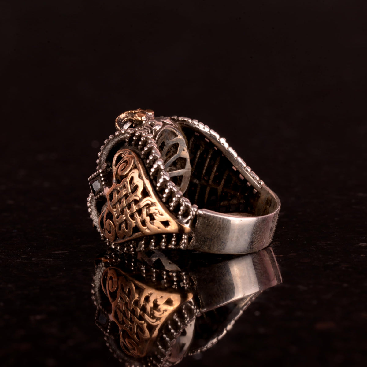 Religious Star of David Silver Ring - 925 Sterling Silver Seal of Solomon Ring — 6