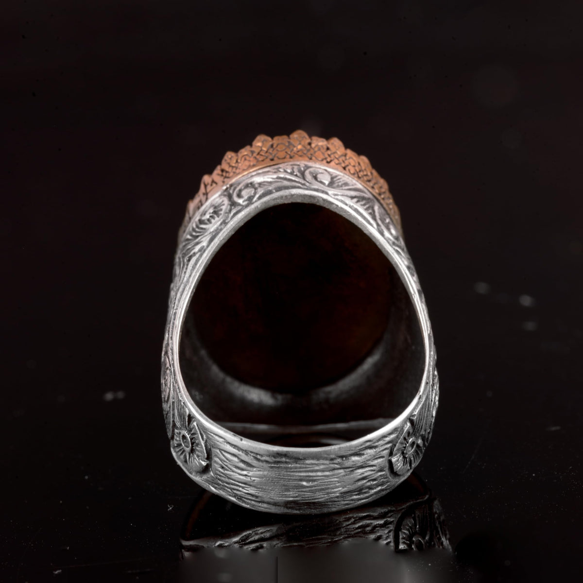 Natural Yemen Agate Stone Ring (Model-2) — 6