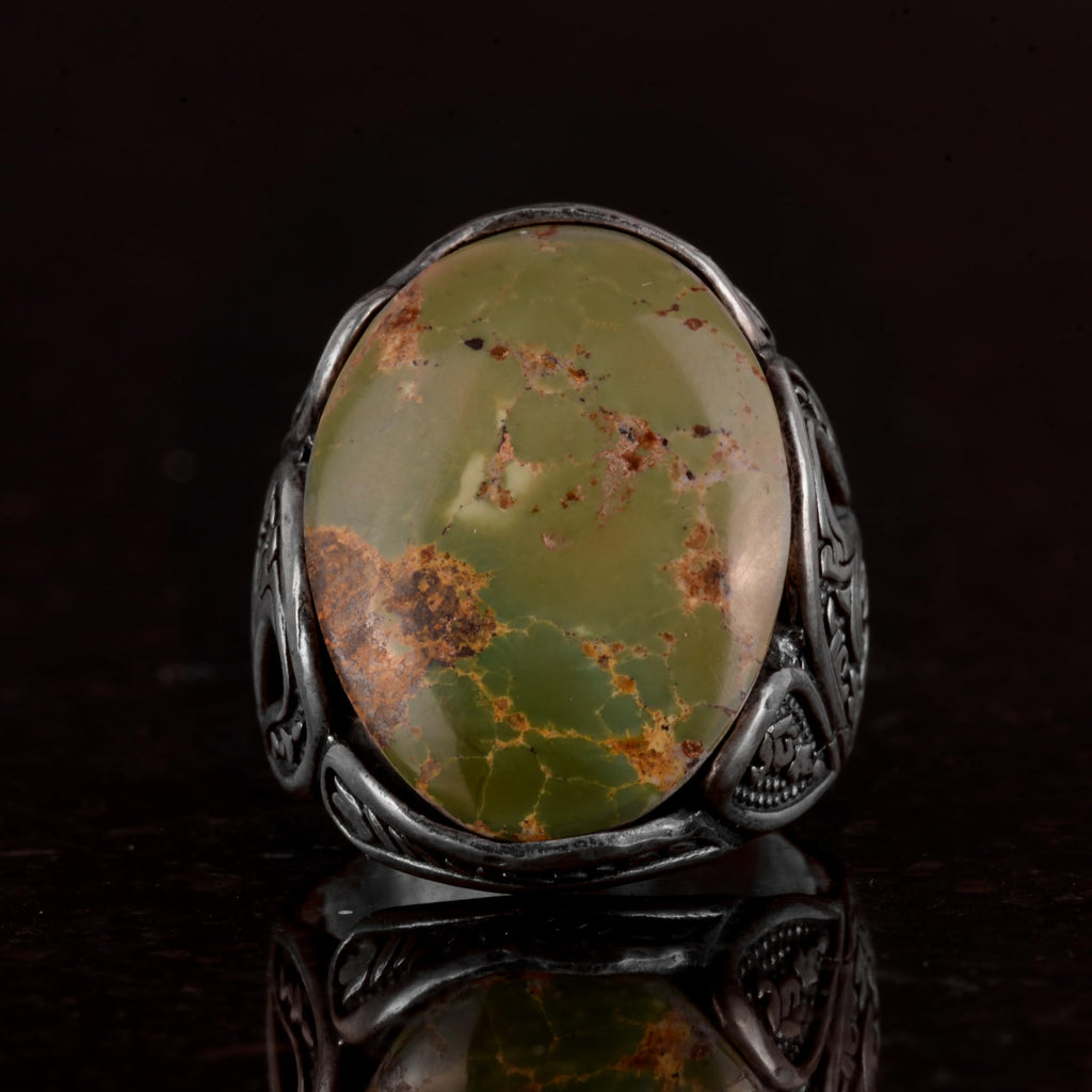 Natural Arizona Turquoise Stone Ring (Model-5) — 6