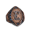 Silver Initial Ring