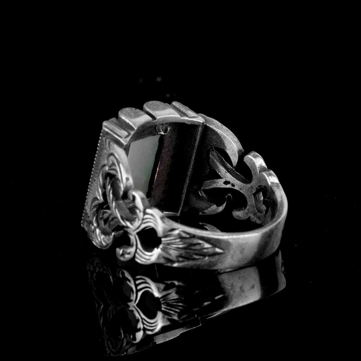 Aquamarine Men's Ring — 6