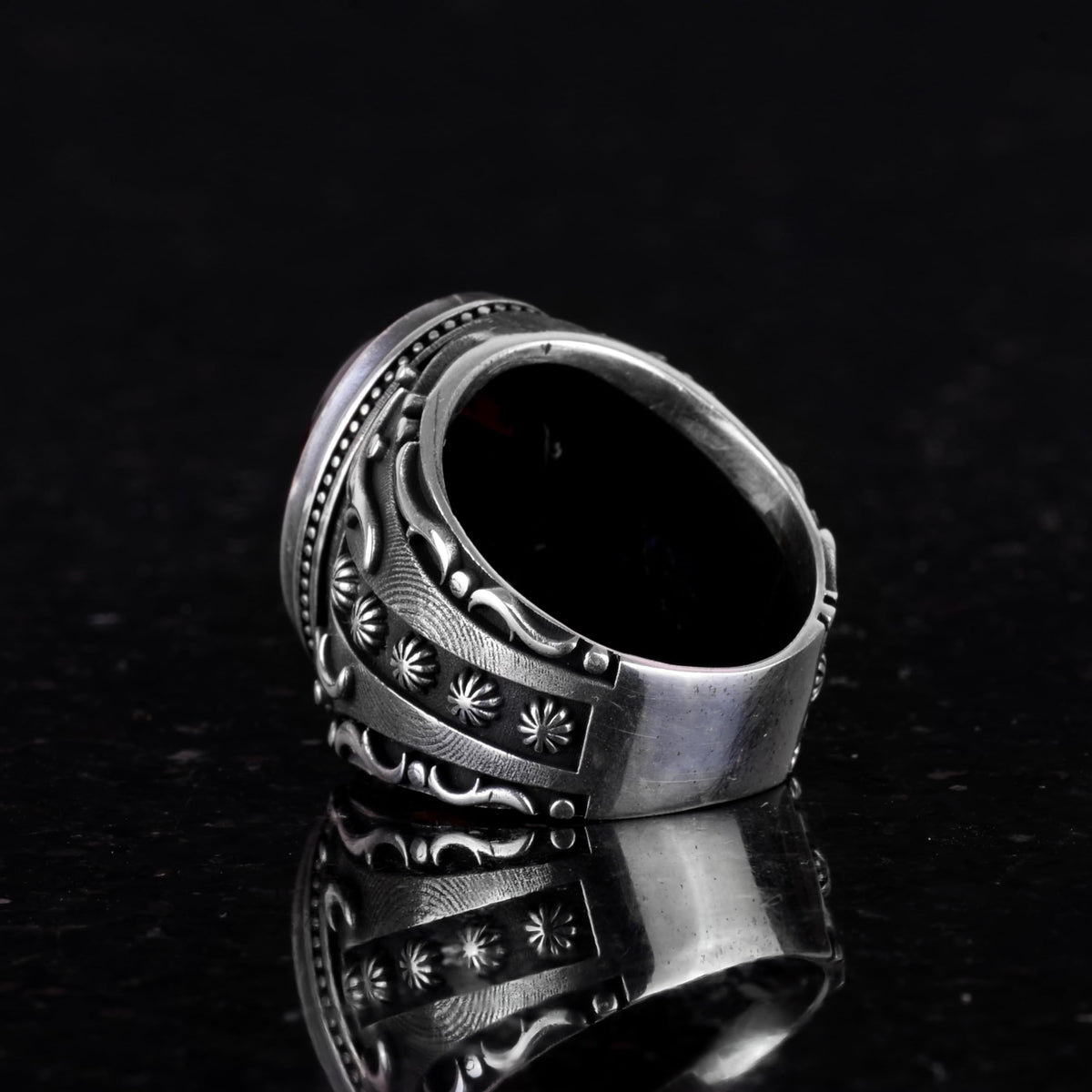 Handmade Tiger Eye Stone Ring — 5
