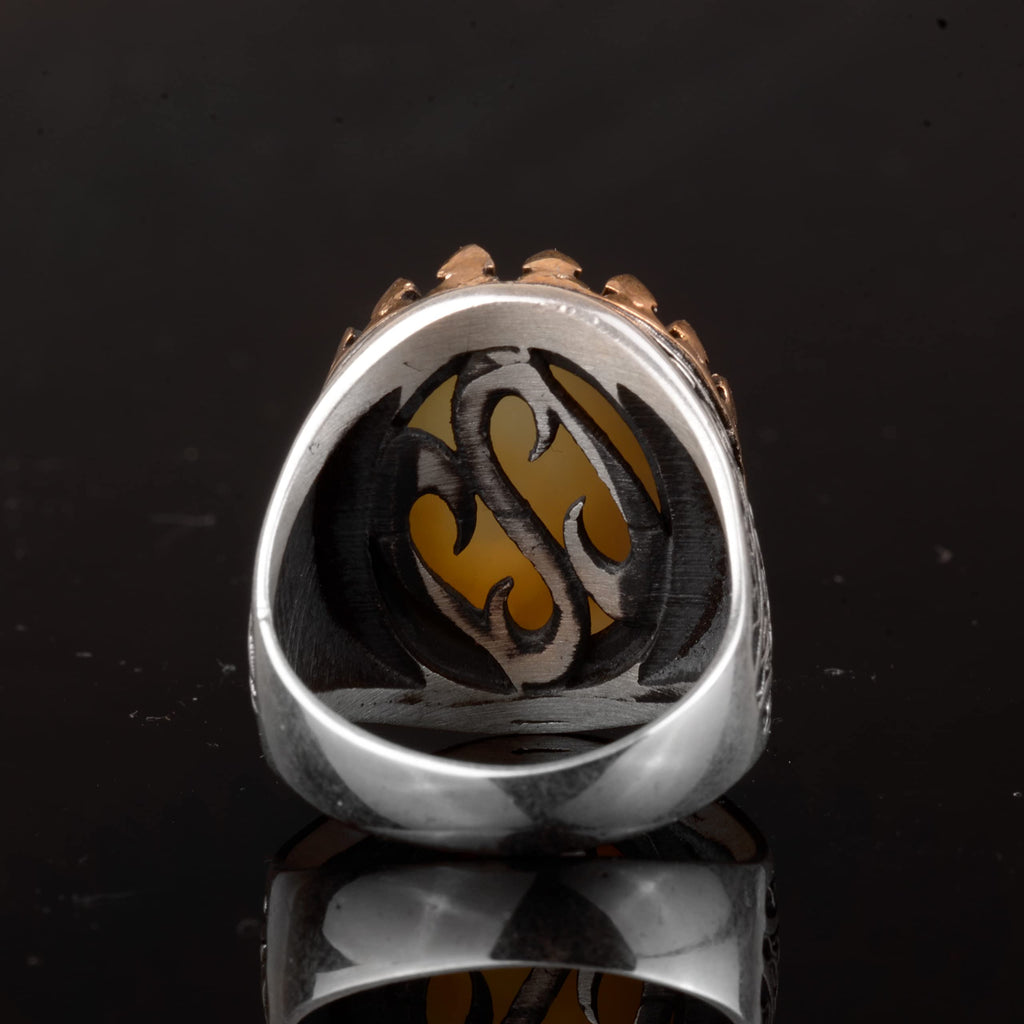 Silver Ring with Real Druzy Quartz Natural Stone — 7