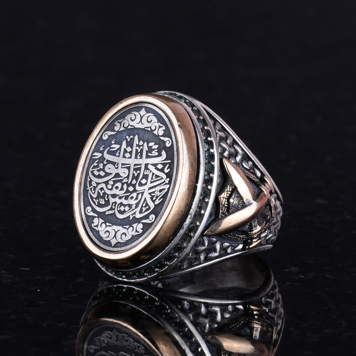 925 Sterling Silver Men's Ring — 5