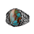 Natural Arizona Turquoise Stone Ring (Model-7)