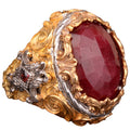 Natural Ruby Stone Ring (Model-2)