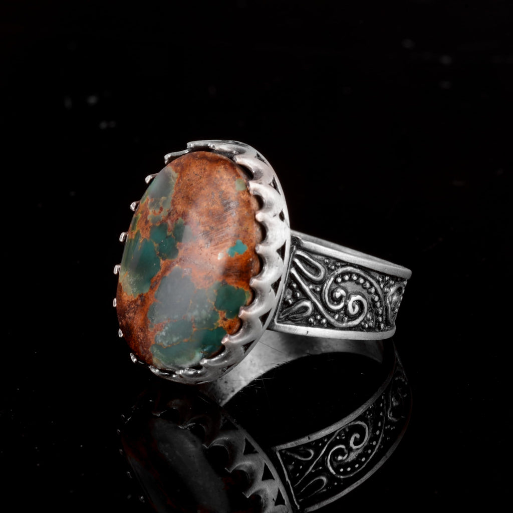 Arizona Turquoise Stone Ring (Model-6) — 5