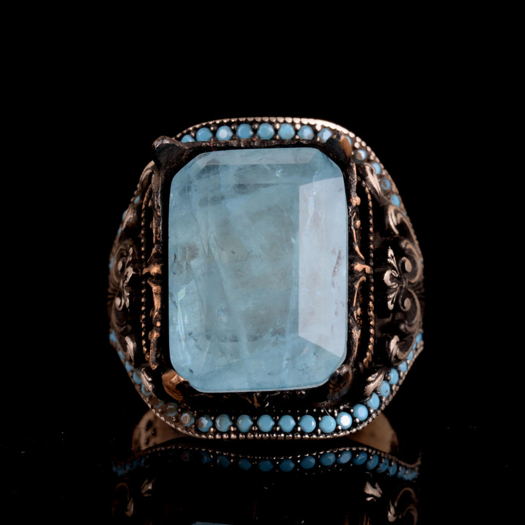 KAMBO Paraiba Stone Ring — 2
