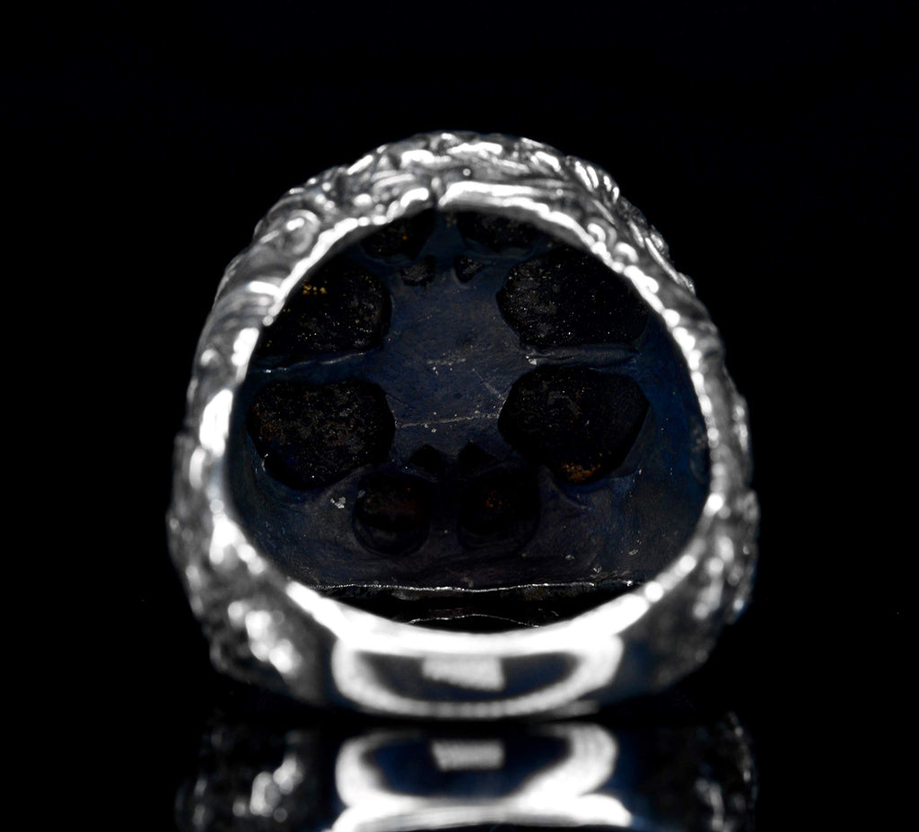 925 Sterling Silver Men's Ring, Muslim Ring, Islamic Ring — 5