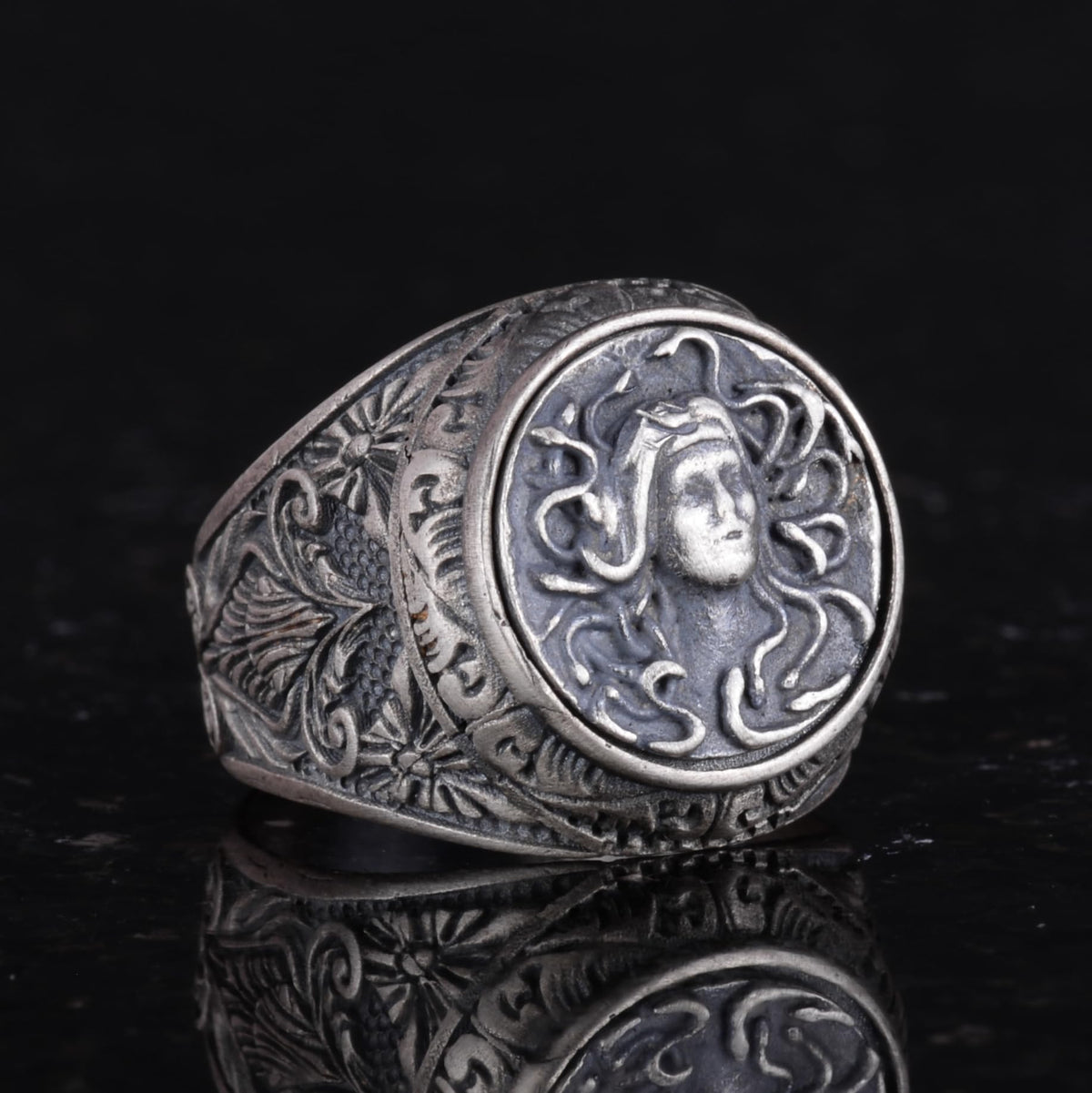 Greek Mythology Ring - Medusa Ring - 925 Sterling Silver Ring — 5