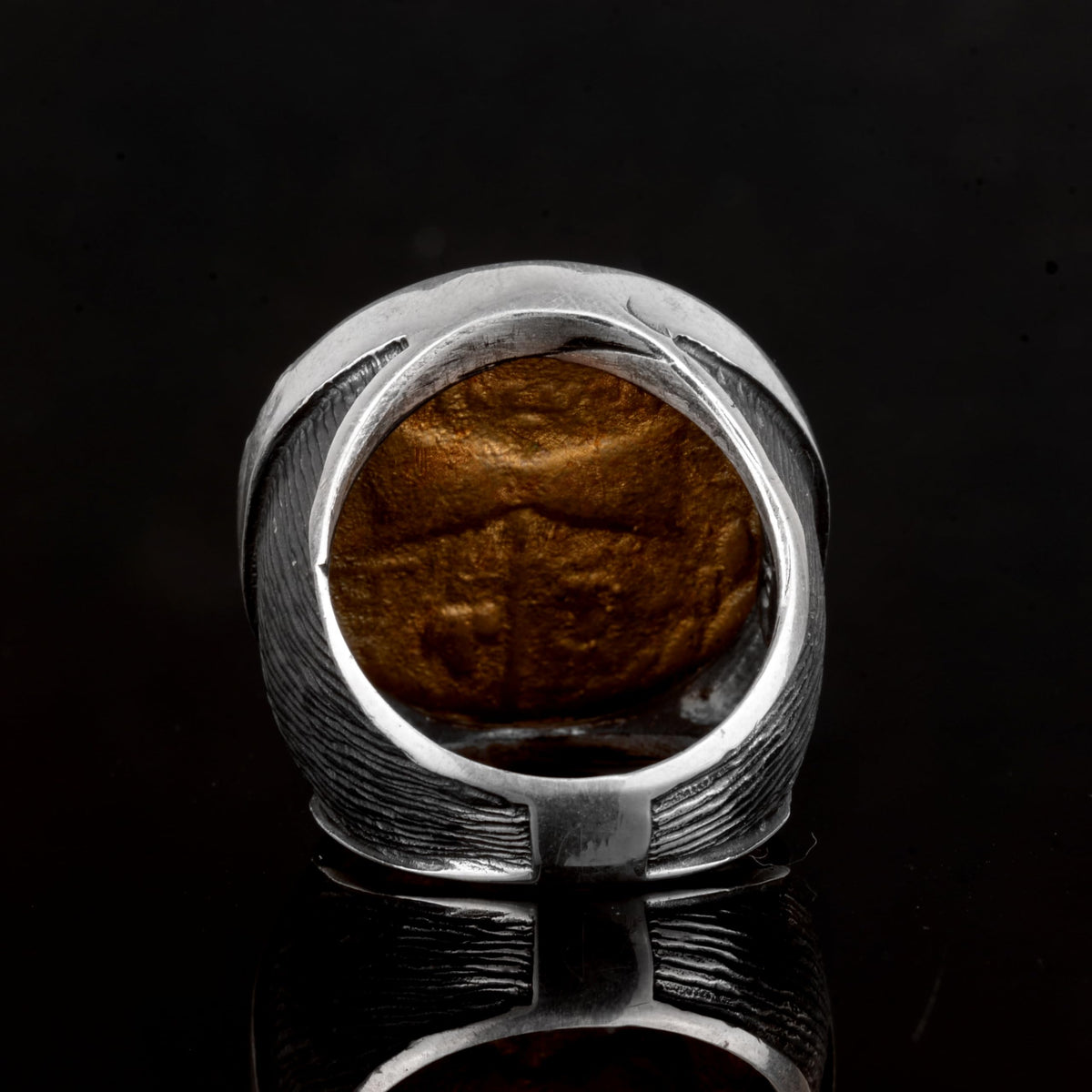 Ancient Greek Ring, 925 Sterling Silver Men's Ring — 7