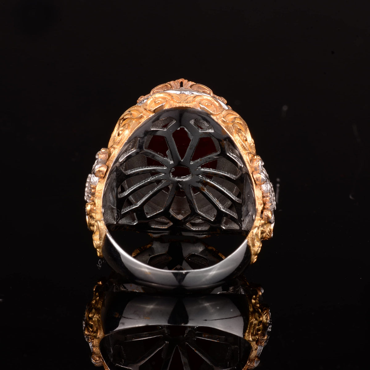 Natural Ruby Stone Ring, 925 Sterling Silver (Model-2) — 7