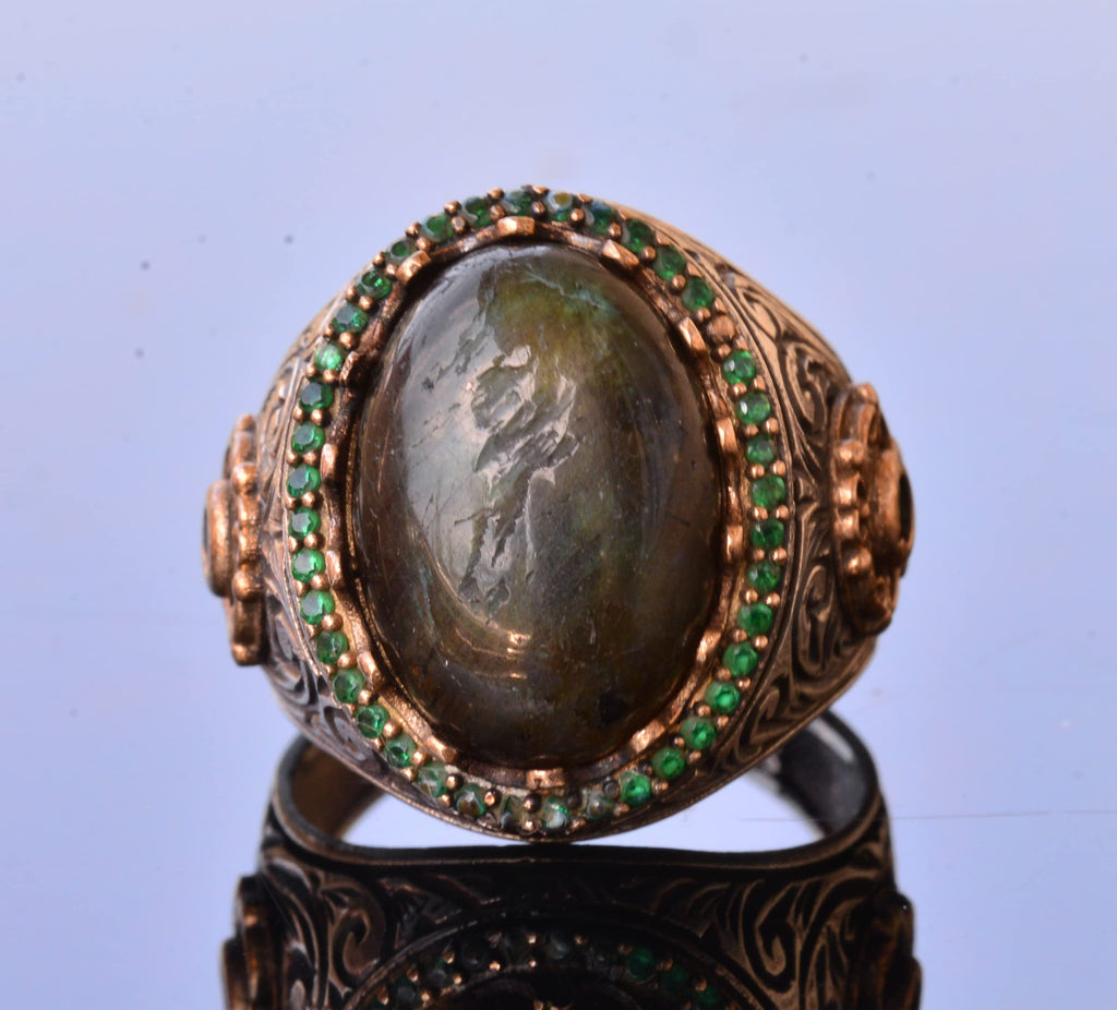 Labradorite Stone Ring — 5