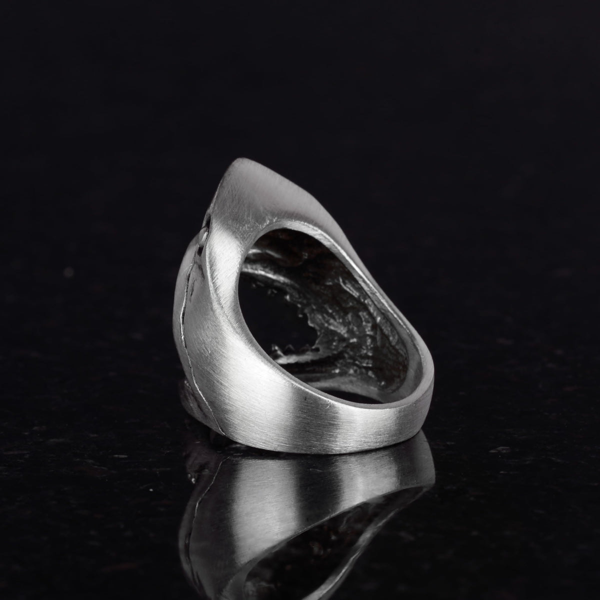 Shark Ring, 925 Sterling Silver Men's Ring, Animal Design — 6