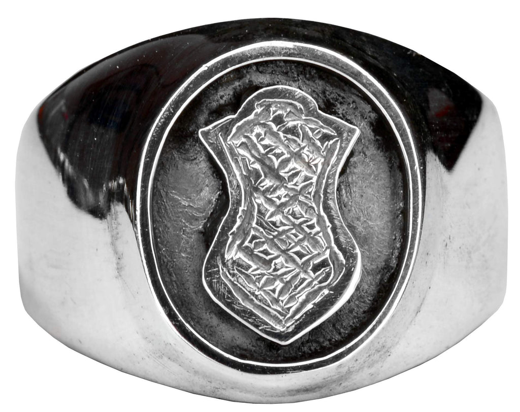 KAMBO Silver Hamsa Ring - Hand of Fatima Ring - Nazar Boncuğu Protection - Simple Everyday Ring