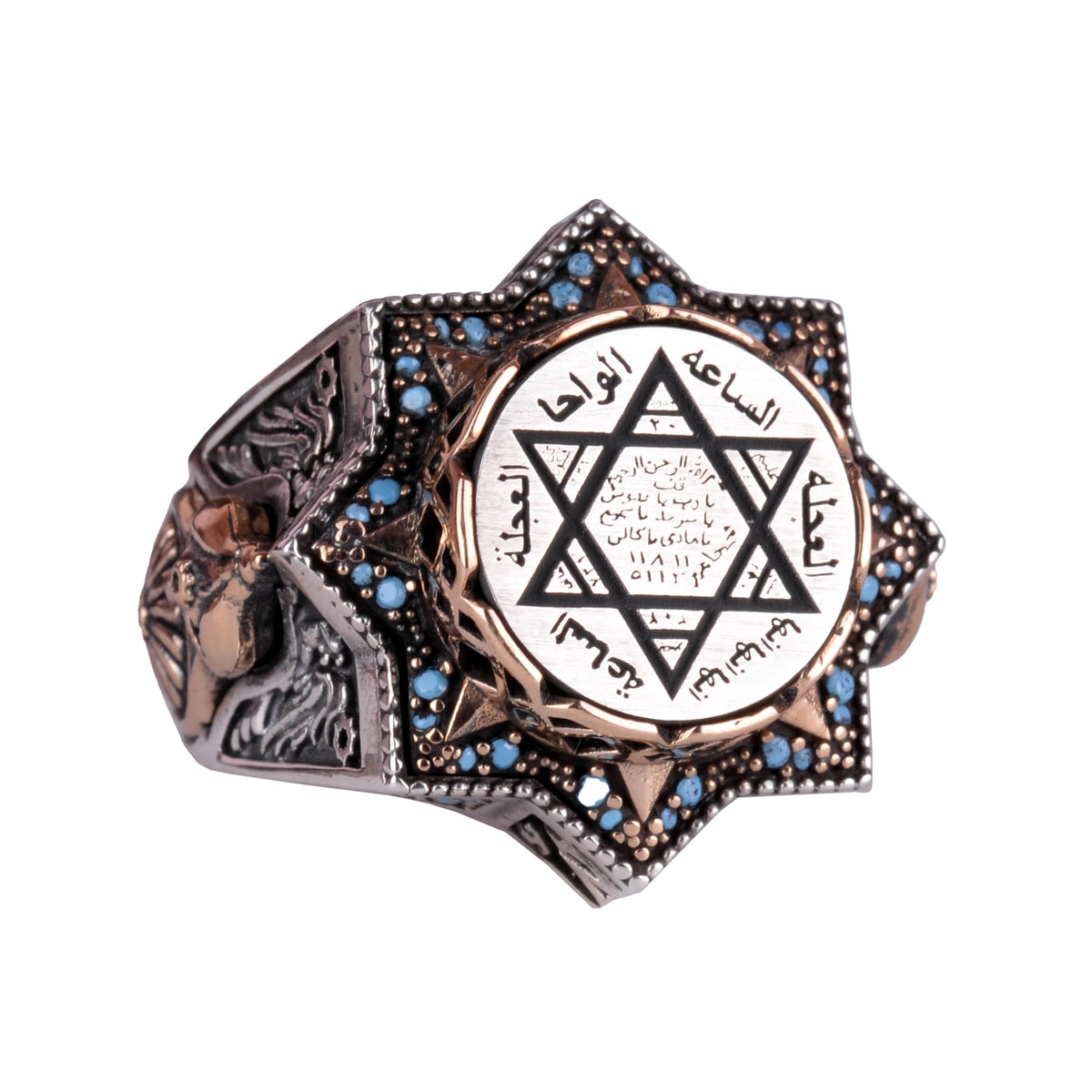 King Solomon Ring, Handmade Ring, 925 Sterling Silver Men's Ring