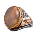 Natural Druzy Quartz Stone Ring