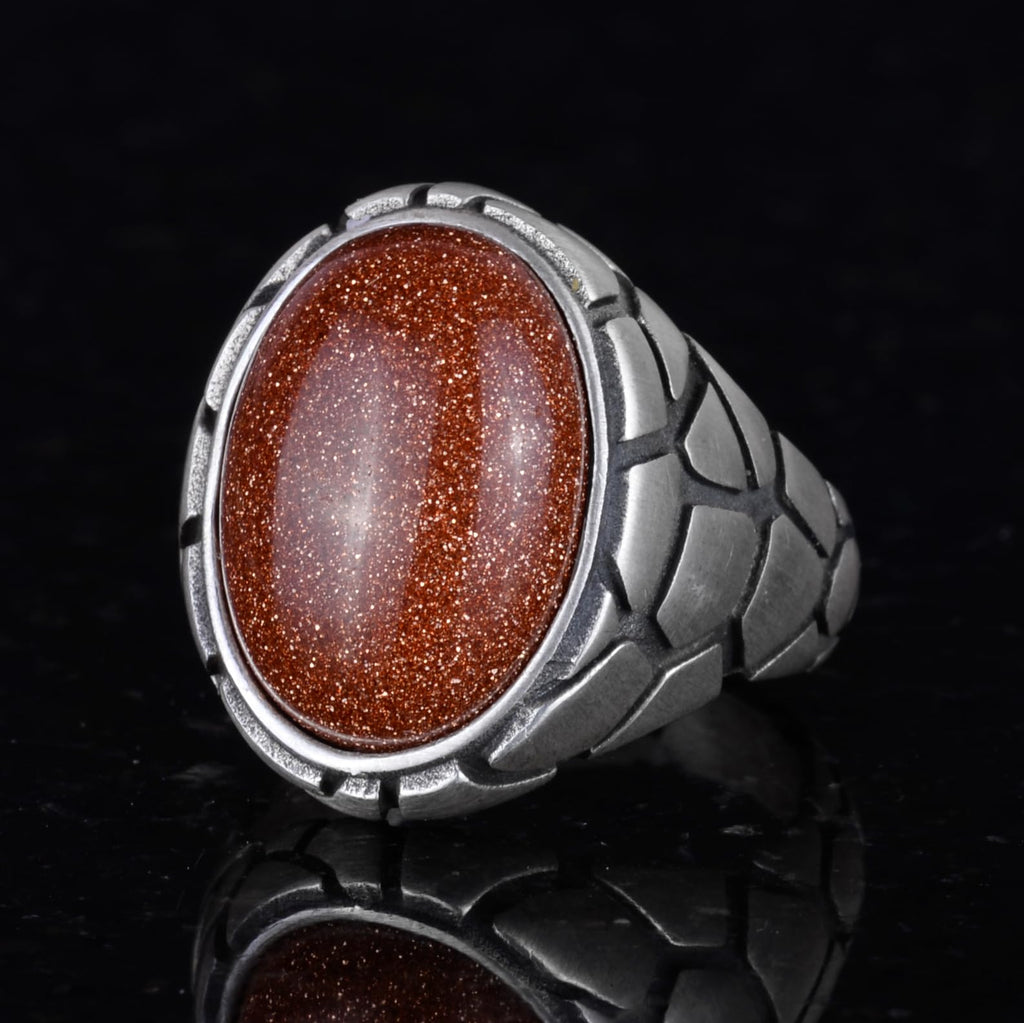 Luxury 925 Sterling Silver Sunstone Ring - Various Collection — 4