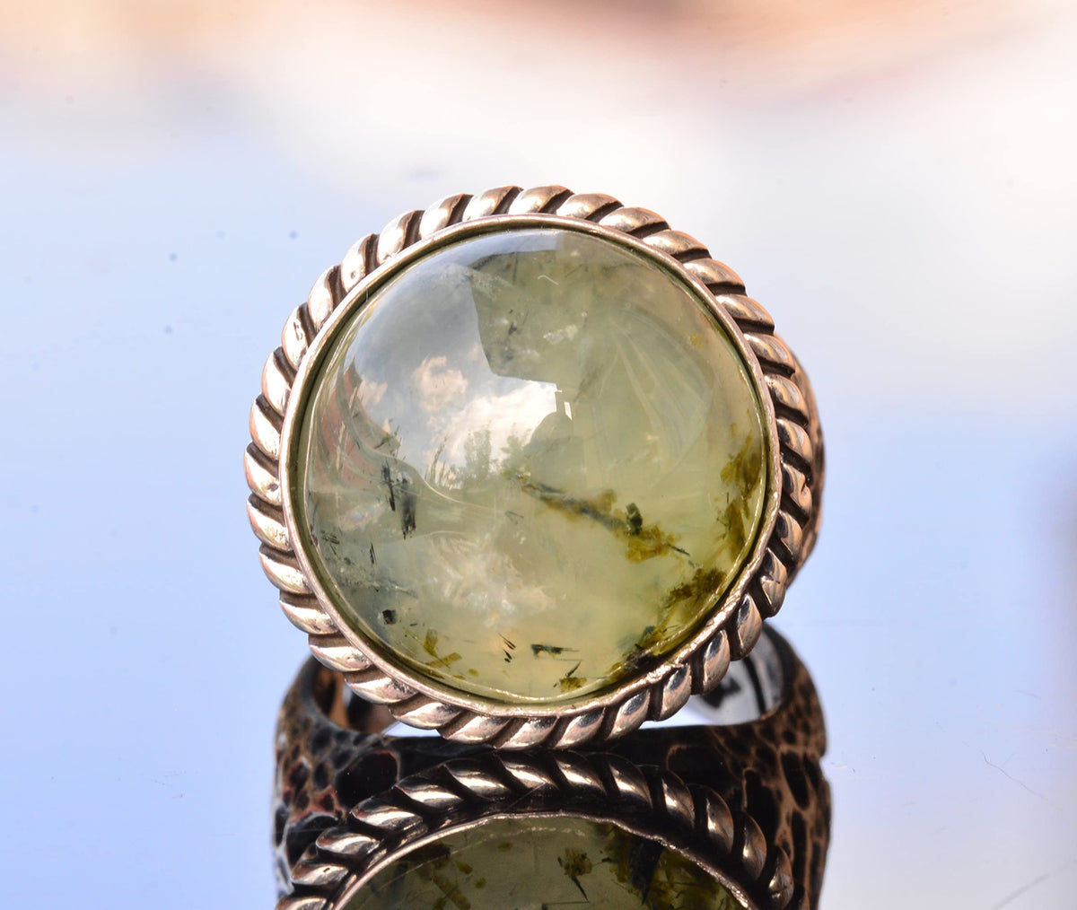 Natural Jade Stone Ring — 5