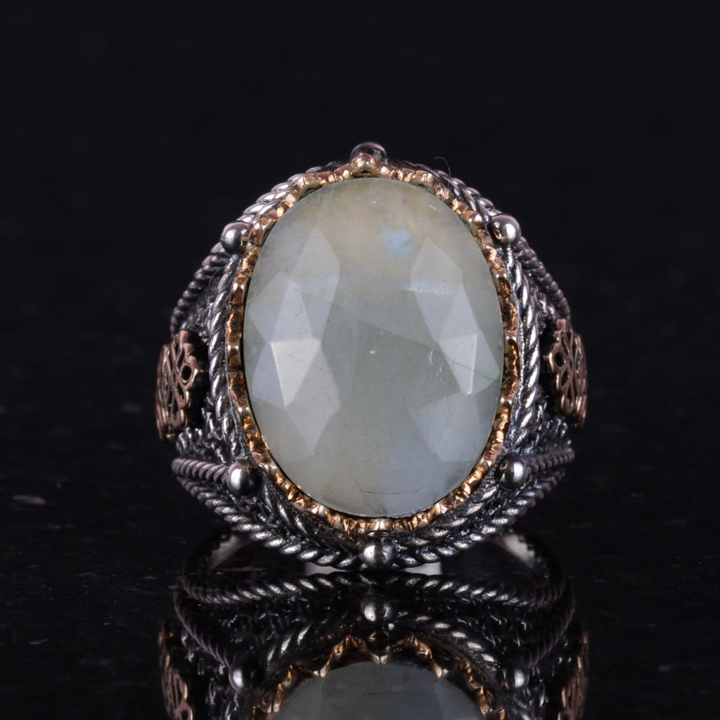 Natural Aquamarine Stone Ring (Model-2) — 5