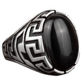 Handmade Silver Ring - Onyx Stone Men's Ring