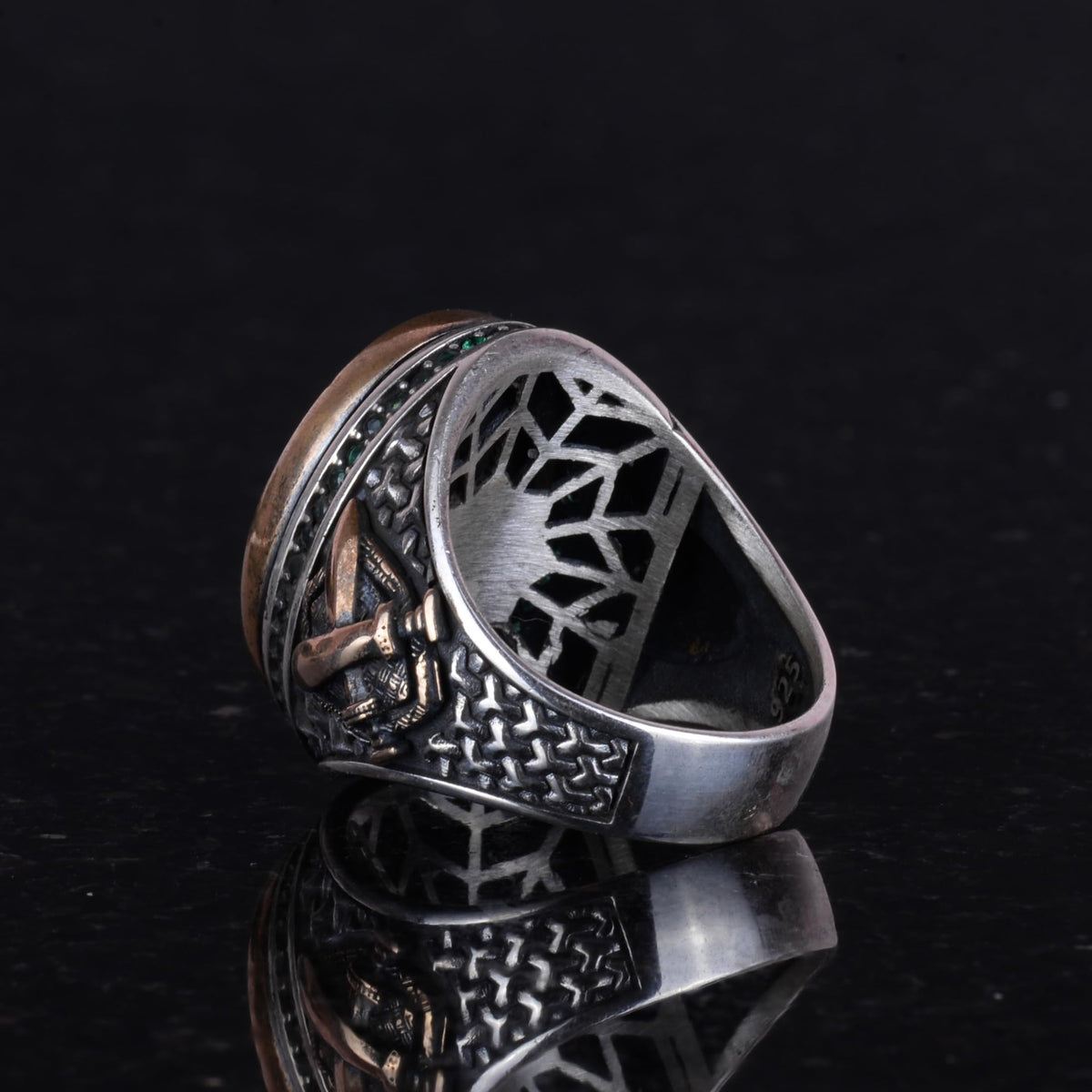925 Sterling Silver Men's Ring — 7