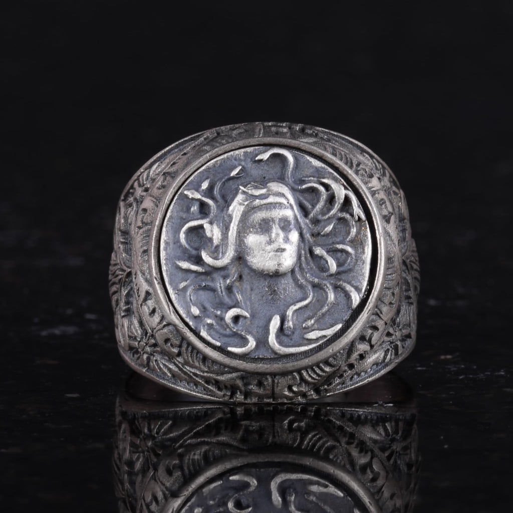 Greek Mythology Ring - Medusa Ring - 925 Sterling Silver Ring — 4