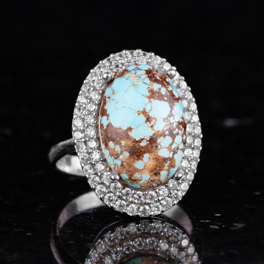 Arizona Turquoise Stone Women's Ring — 3
