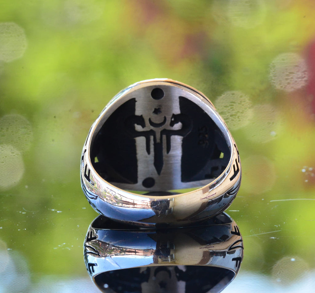Wolf Head Ring, Silver Wolf Ring, 925 Sterling Silver Men's Ring, Big Ring (Model-2) — 8