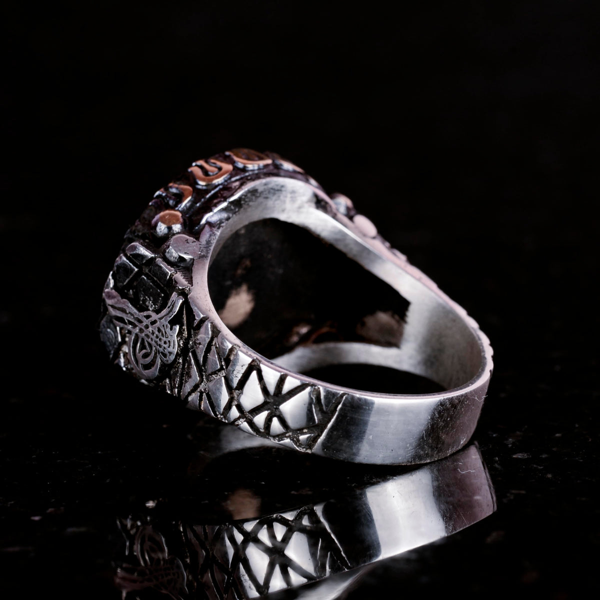 Islamic Men's Ring, 925 Sterling Silver — 6