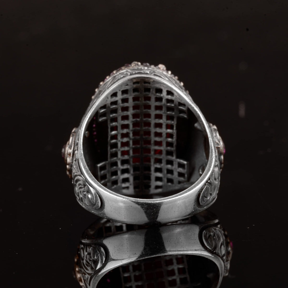 Silver Ring for Men - Paraiba Stone — 8