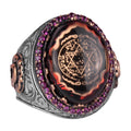 925 Sterling Silver Star of David Ring, Solomon's Seal Men's Ring, Religious Men's Ring