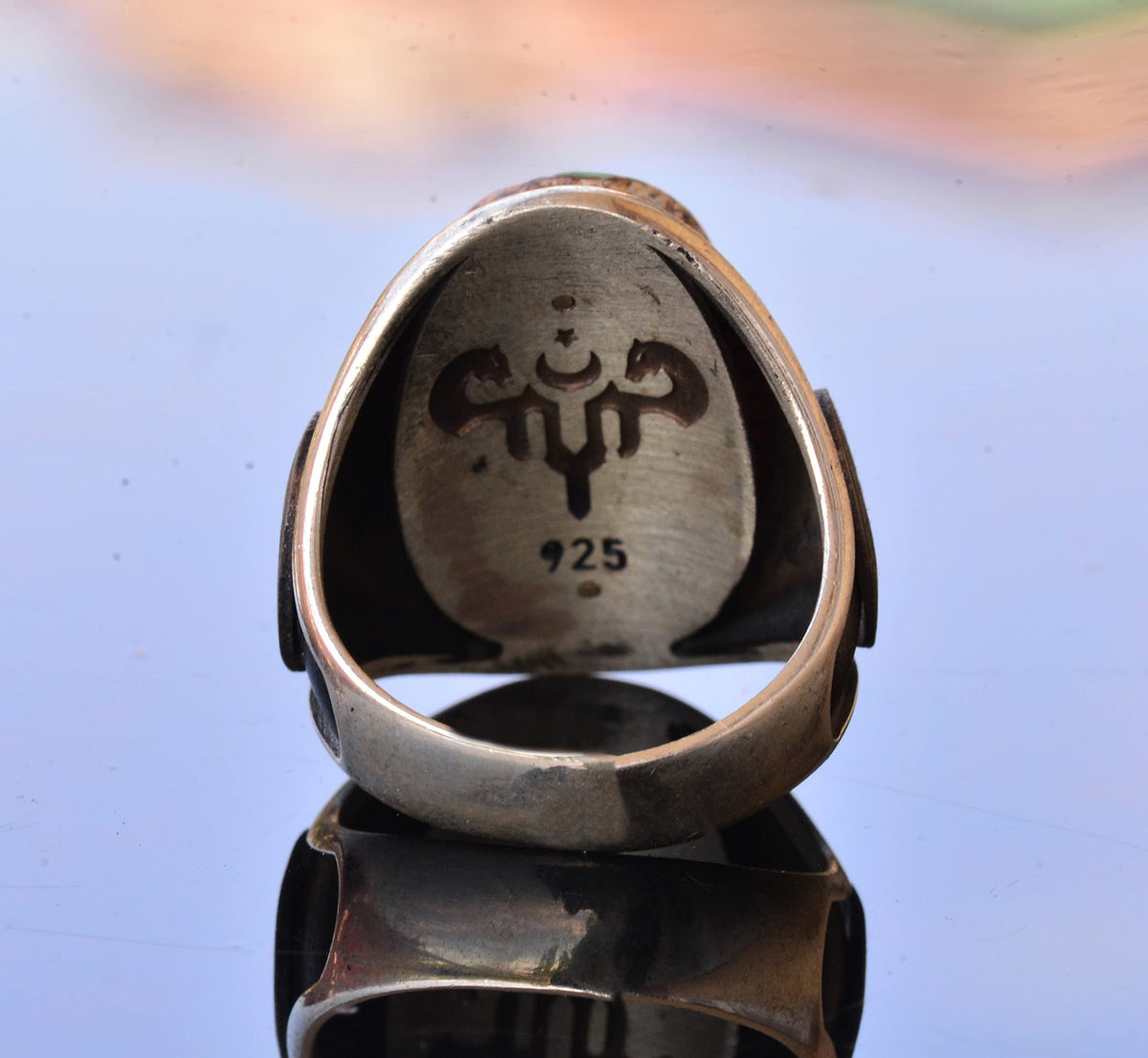 Arizona Turquoise Stone Ring (Model-7) — 5